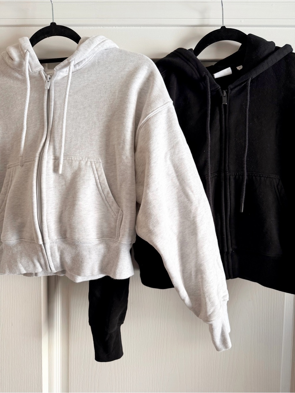 Set of 2 Aritzia Cozy Sweatfleece Boyfriend Boxy Zip Hoodie